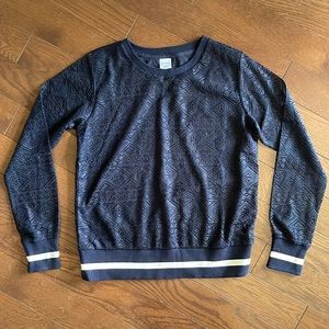Bossini Navy Blue Lace Pullover